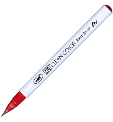 Clean Color Real Brush, Wine Red - ZIG
