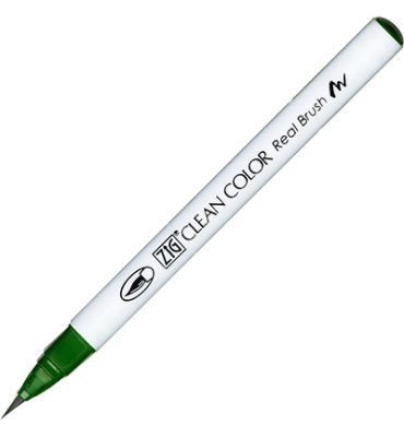 Clean Color Real Brush, Green - ZIG