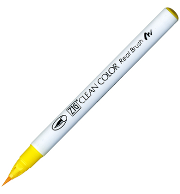 Clean Color Real Brush, Yellow - ZIG