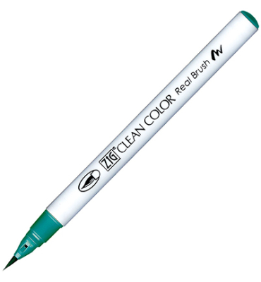 Clean Color Real Brush, Blue Green - ZIG