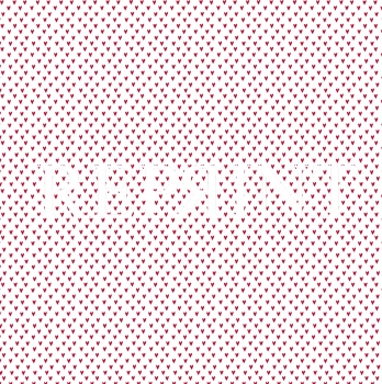 Miniherzen Rot, Designpapier - Reprint
