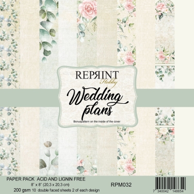 Wedding Plans 8x8 Paperpad - Reprint