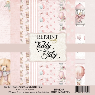 Teddy Baby 8x8 Paperpad - Reprint