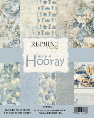 Hip Hip Hooray 6x6 Paperpad - Reprint