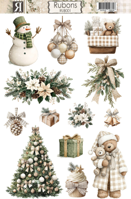 Cozy Christmas, Rubons - Reprint