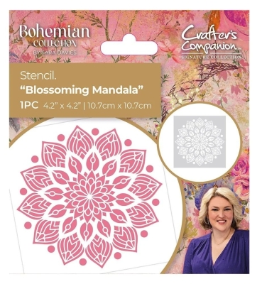 Blossoming Mandala, Schablone - Crafter's Companion