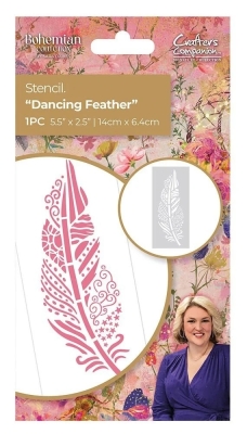 Dancing Feather, Schablone - Crafter's Companion