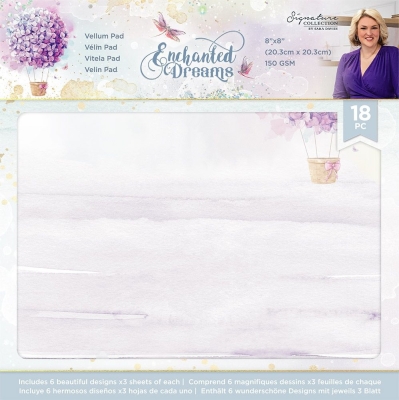 Enchanted Dreams 8x8 Vellum Sheets - Crafter's Companion