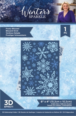 Winter's Sparkle Frosty Blizzard, Prägeschablone - Crafter's Companion