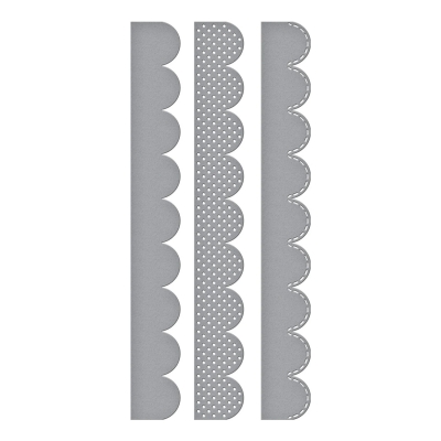 Stitch & Dots Scallop Borders, Stanze - Spellbinders