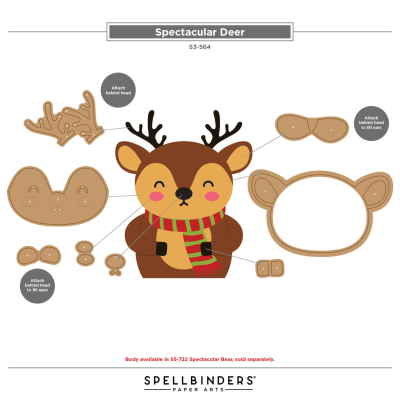 Preview: Spectacular Deer, Stanze - Spellbinders