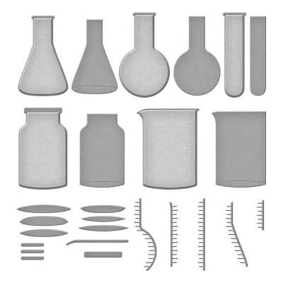 Laboratory Glassware, Stanze - Spellbinders