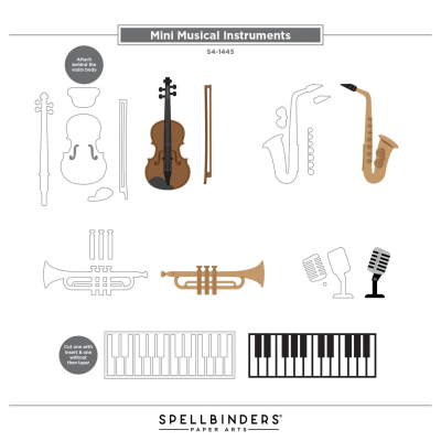Mini Musical Instruments, Stanze - Spellbinders