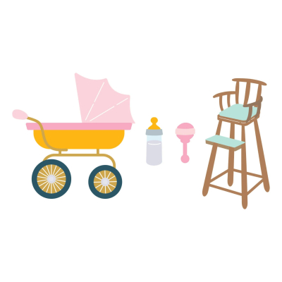 Preview: Baby Accessories, Stanze - Spellbinders