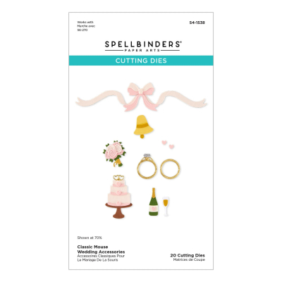 Classic Mouse Wedding Accessories, Stanze - Spellbinders