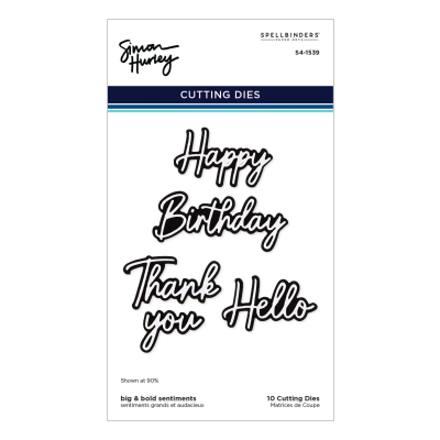 Big & Bold Sentiments, Stanze - Spellbinders