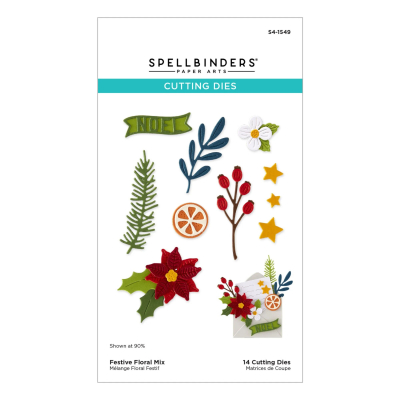 Festive Floral Mix, Stanze - Spellbinders