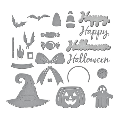 Halloween Wreath Add-Ons, Stanze- Spellbinders