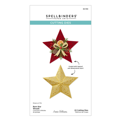 Barn Star Wreath, Stanze- Spellbinders