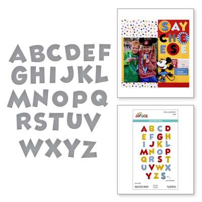 Classic Mouse Alphabet, Stanze- Spellbinders