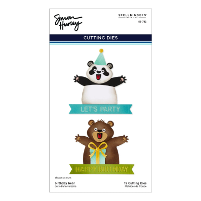 Birthday Bear, Stanze- Spellbinders