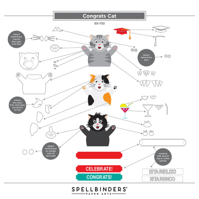 Preview: Congrats Cat, Stanze- Spellbinders