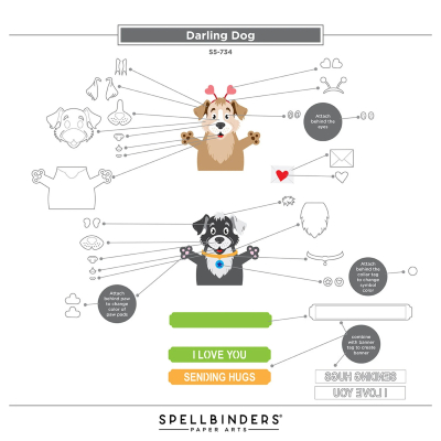 Preview: Darling Dog, Stanze- Spellbinders