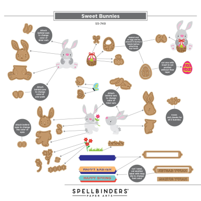 Preview: Bunny Buddies, Stanze - Spellbinders