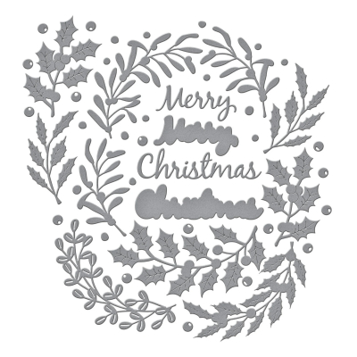 Seasonal Wreath Foliage, Stanze - Spellbinders