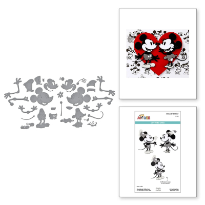 Classic Mouse Steamboat Willie Duo, Stanze - Spellbinders
