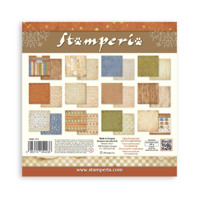 Preview: Silent Night Background Selection 12x12 Paperpad - Stamperia
