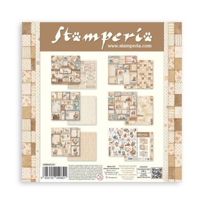 Preview: Baby 8x8 Mini Paperpad - Stamperia