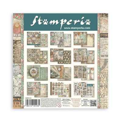 Preview: Garden of Time 8x8 Paperpad - Stamperia