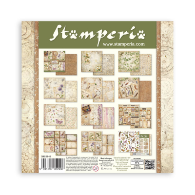 Preview: All Around 8x8 Paperpad - Stamperia