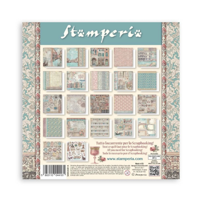 Venice City of Art 8x8 Maxi Paperpad - Stamperia