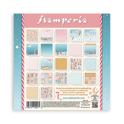 Candy Christmas 8x8 Maxi Paperpad - Stamperia