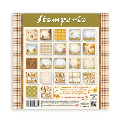 Whispering Woods 8x8 Maxi Paperpad - Stamperia