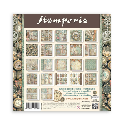 Preview: Garden of Time 8x8 Maxi Paperpad - Stamperia
