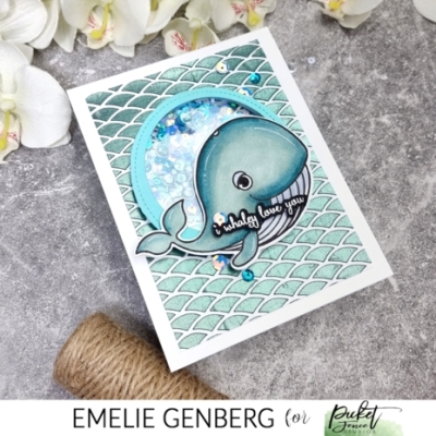 Sea Scales, Schablone - Picket Fence Studios