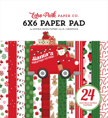 Santa's Christmas Delivery 6x6 Paperpad - Echo Park