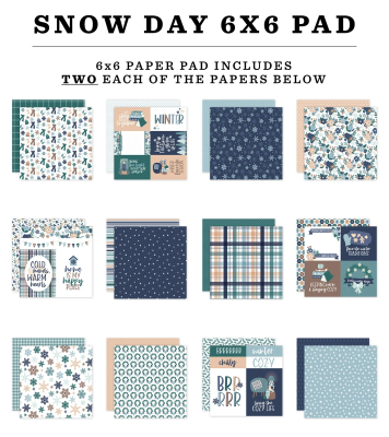 Snow Day 6x6 Paperpad - Echo Park