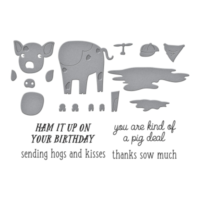 Ham It Up, Stempel - und Stanzenset - Spellbinders