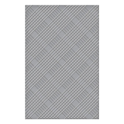 Diamond Plaid, Prägeschablone - Spellbinders