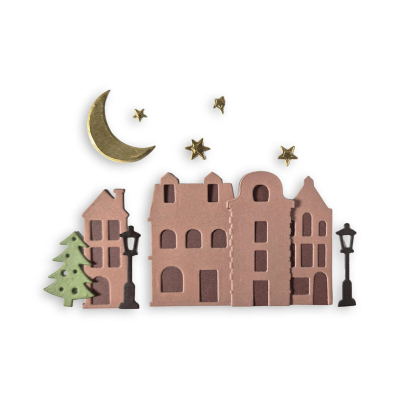 Preview: Christmas Village, Stanze - Stamperia
