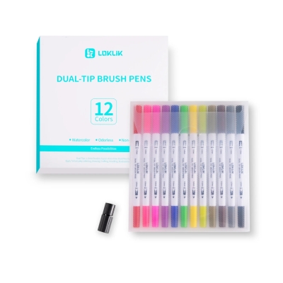 Dual Tip Brush Pens - LOKLiK