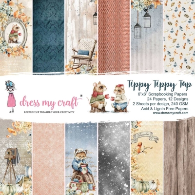 Tippy Tippy Tap 6x6 Collection Kit - Dress My Craft