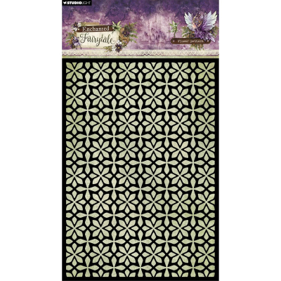 Enchanted Fairies - Flower Pattern, Schablone - Studiolight