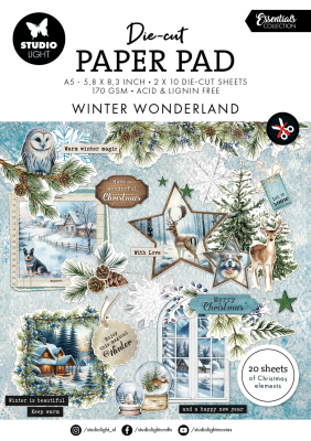Winter Wonderland, Die-Cut Paper Pad - Studiolight