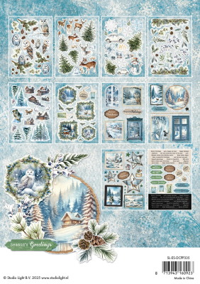 Winter Wonderland, Die-Cut Paper Pad - Studiolight