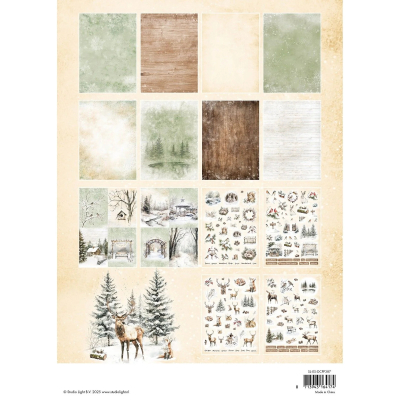 Preview: Winter Woodland, Die-Cut Paperpad - Studiolight